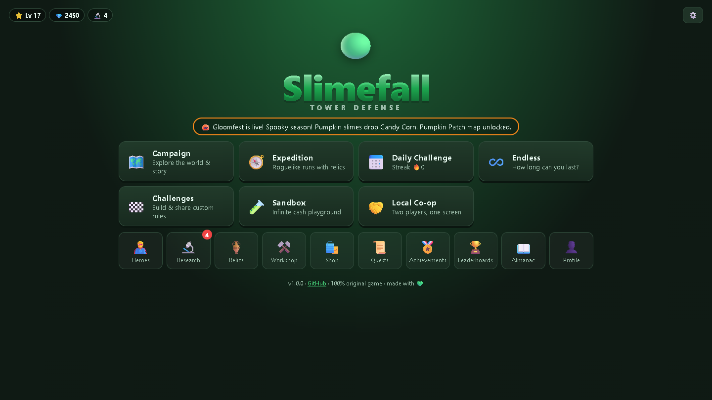 Title screen